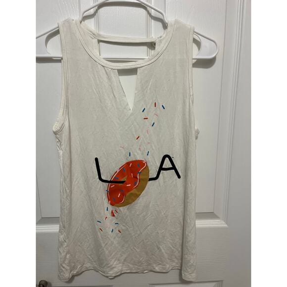 LA original donut woman tank top- size small-NWT - Picture 1 of 4